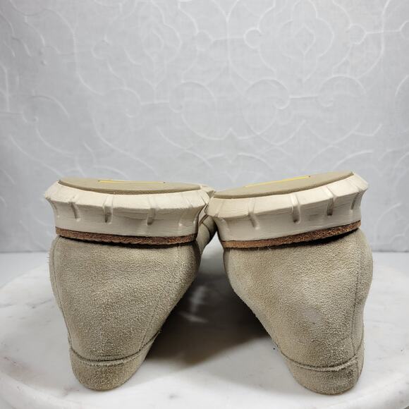 Cole Haan Zero Grand Suede Loafers Mens 13 Beige Tassel Boat Shoes main image 9